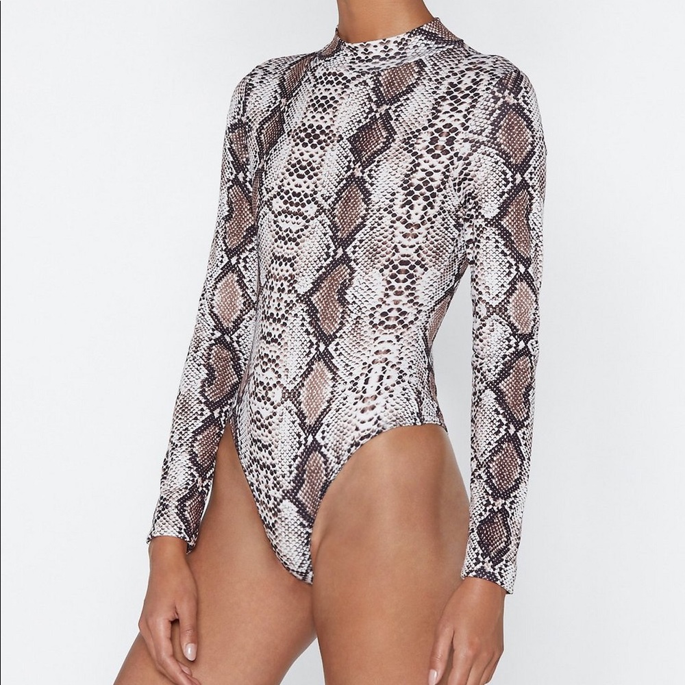 Snakeskin bodysuit